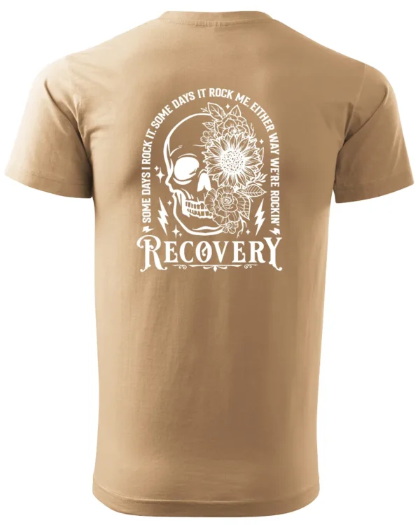 Koszulka Recovery <br>Rock'n'rollowy powrót - Unisex, dla niej, edycja White