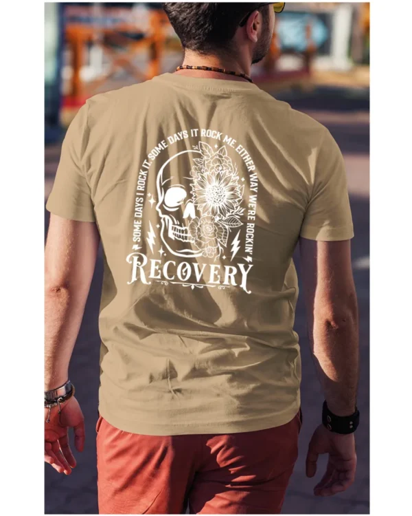 Koszulka Recovery <br>Rock'n'rollowy powrót - Unisex, dla niego, edycja White