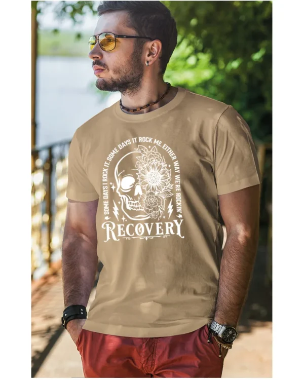 Koszulka Recovery <br>Rock'n'rollowy powrót - Unisex, dla niego, edycja White