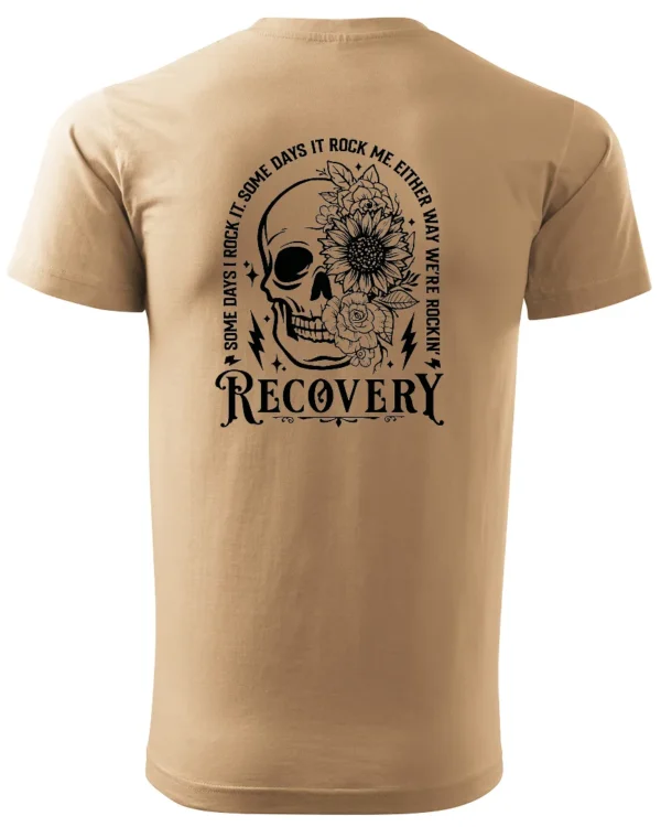 Koszulka Recovery <br>Rock'n'rollowy powrót - Unisex, dla niej, edycja Midnight