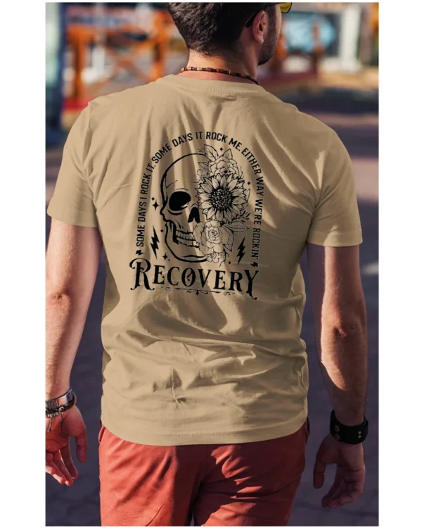 Koszulka Recovery <br>Rock'n'rollowy powrót - Unisex, dla niego, edycja Midnight