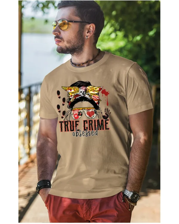 Koszulka True Crime <br>Mroczna fascynacja - Unisex, dla niego