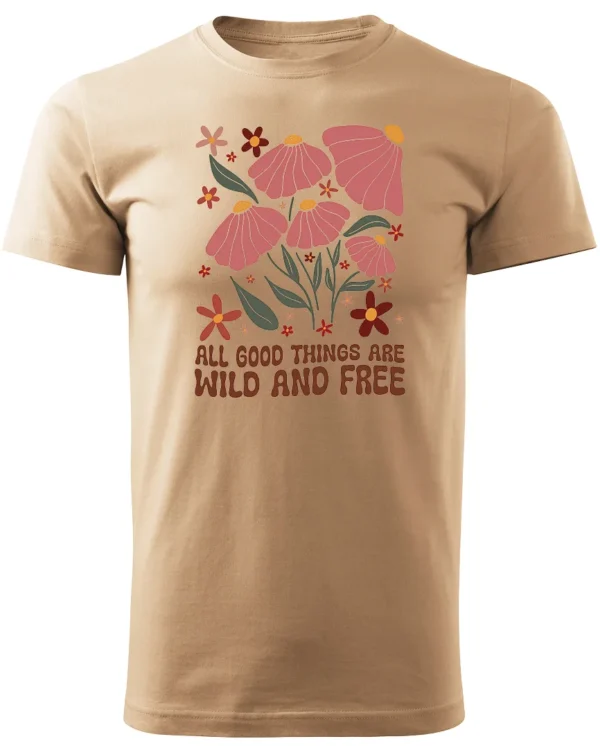 Koszulka Wild and Free <br>Piękno natury - Unisex, dla niej