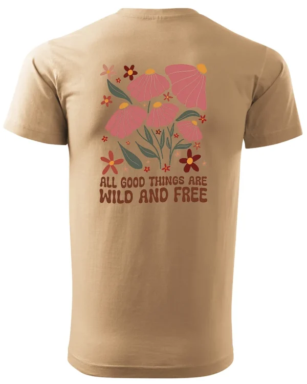Koszulka Wild and Free <br>Piękno natury - Unisex, dla niej