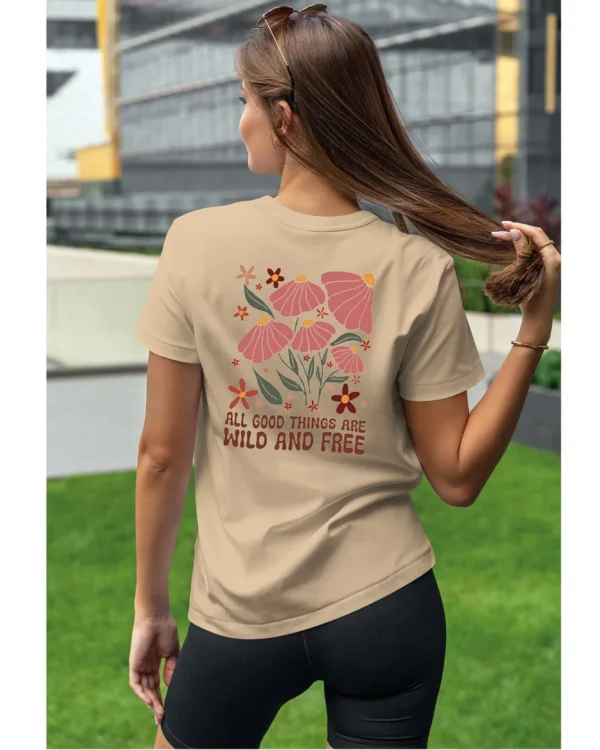 Koszulka Wild and Free <br>Piękno natury - Unisex, dla niej