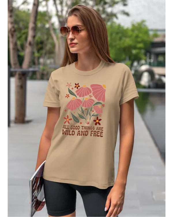 Koszulka Wild and Free <br>Piękno natury - Unisex, dla niej