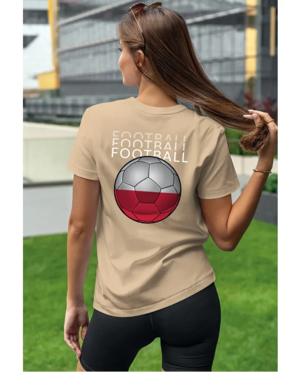 Koszulka Football <br>Miłość do gry - Unisex, dla niej