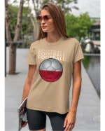 Koszulka Football <br>Miłość do gry - Unisex, dla niej