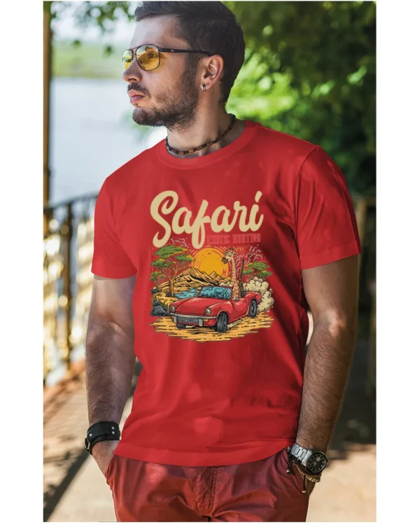 Koszulka unisex "Przygoda w safari", dla niego – wybierz kolor!