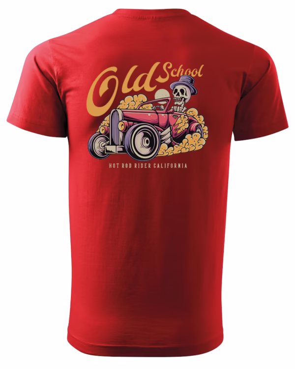 Koszulka unisex vintage samochód "Hot rod", dla niej – wybierz kolor!
