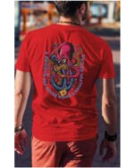 Koszulka unisex "Ośmiornica" z motywem marynarza, dla niego – wybierz kolor!