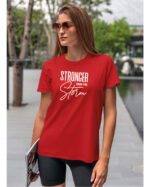 Koszulka Silniejsza niż burza - edycja White UNISEX