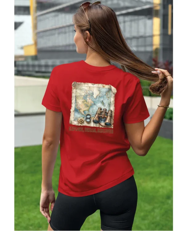 Koszulka Odkrywaj , marz, doświadczaj - Unisex