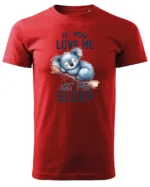 Koszulka Śpiąca koala, "Let me sleep" - Unisex