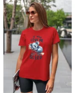 Koszulka Śpiąca koala, "Let me sleep" - Unisex