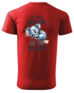 Koszulka Śpiąca koala, "Let me sleep" - Unisex