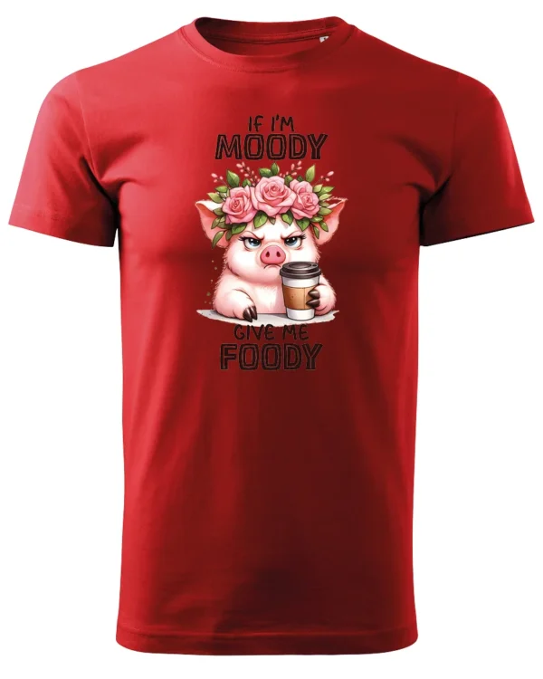 Koszulka Gdy mam humorki, daj mi jedzonko - Unisex