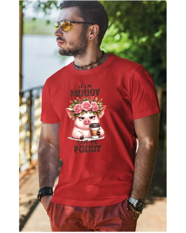 Koszulka Gdy mam humorki, daj mi jedzonko - Unisex