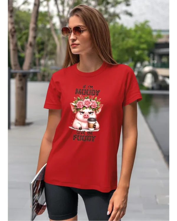 Koszulka Gdy mam humorki, daj mi jedzonko - Unisex