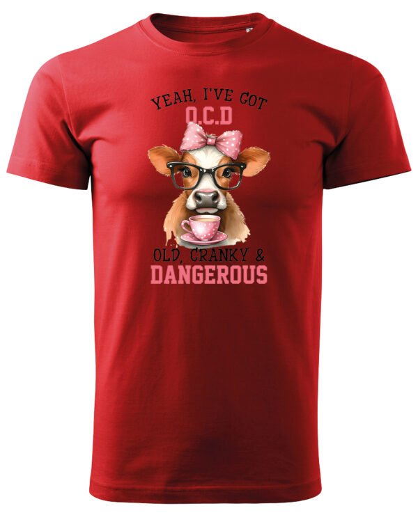 Koszulka OCD Old, Cranky and Dangerous! UNISEX