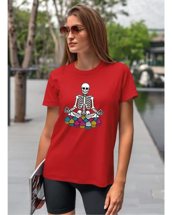Koszulka Szkielet medytujący UNISEX