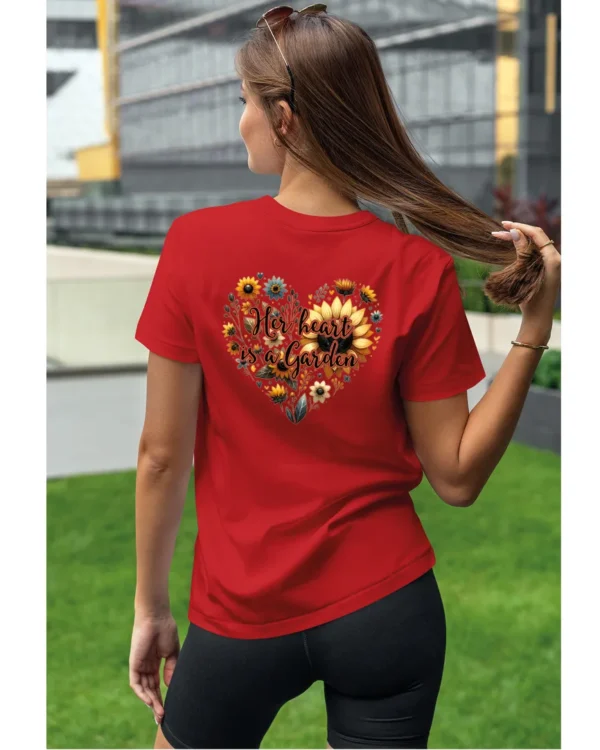 Koszulka Her heart is a garden UNISEX