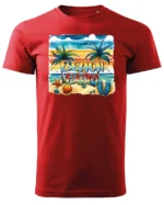 Koszulka Plażowy luz <br>idealna na letnie dni - Unisex, dla niego