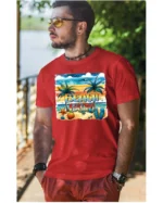 Koszulka Plażowy luz <br>idealna na letnie dni - Unisex, dla niego