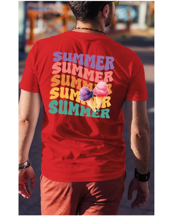 Koszulka Lato pełne smaku <br>delektuj się słodkimi chwilami - Unisex, dla niego