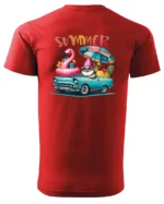 Koszulka Lato pełne radości <br>wyrusz w podróż do przygód - Unisex, dla niego