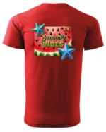 Koszulka Letnie wibracje <br>poczuj radość lata - Unisex, dla niej