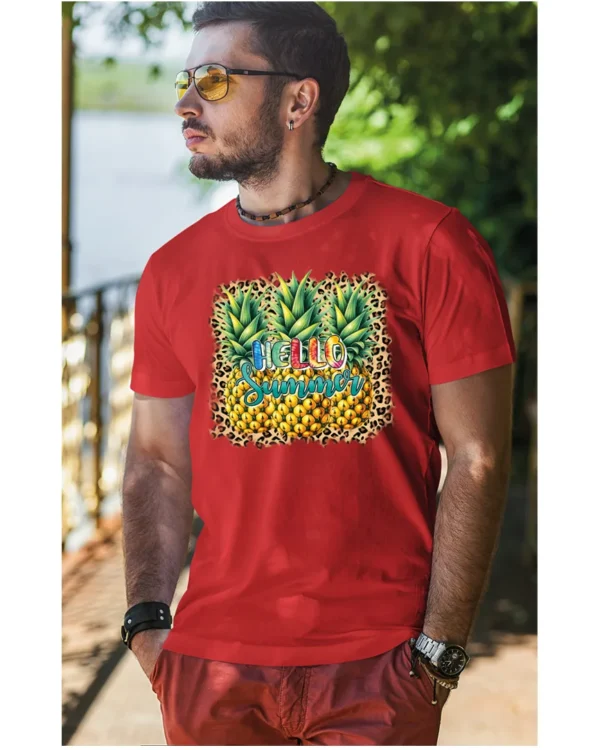 Koszulka Owocowe Lato <br>poczuj tropikalne wibracje - Unisex, dla niego