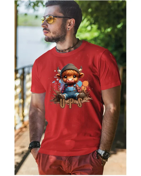Koszulka Mówiłem, że to nie ja! <br>urocza krówka w akcji - Unisex, dla niego