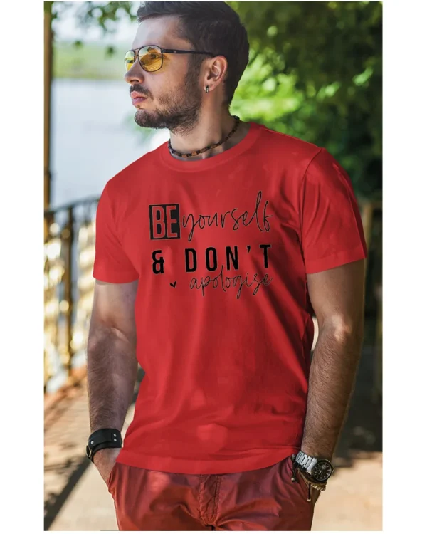 Koszulka Bądź sobą i nie przepraszaj <br>wyrażaj swoją indywidualność - Unisex, dla niego