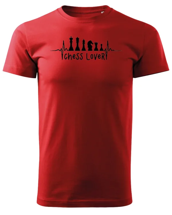Koszulka Miłośnik szachów <br>bądź królem planszy - Unisex, dla niego