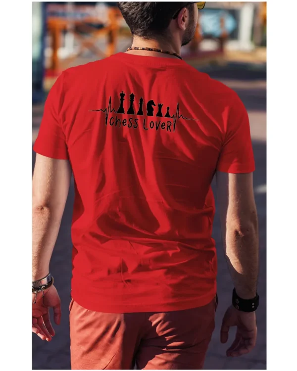 Koszulka Miłośnik szachów <br>bądź królem planszy - Unisex, dla niego