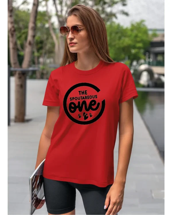 Koszulka wyjątkowy i spontaniczny, „The Spoutareous One” – Unisex