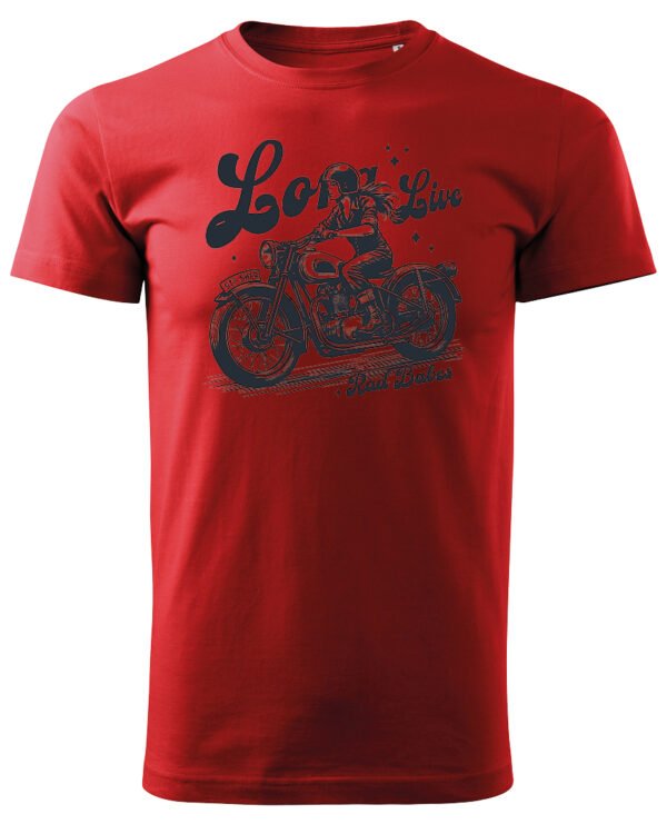 Koszulka Jazda, wolność, niezależność, „Long Live Rad Babes” – edycja Midnight, Unisex