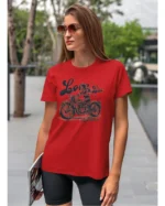 Koszulka Jazda, wolność, niezależność, „Long Live Rad Babes” – edycja Midnight, Unisex