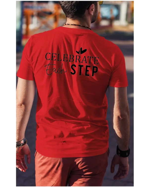 Koszulka Świętuj każdy krok, „Celebrate Each Step” – Unisex