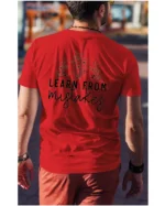 Koszulka Rozwijaj się przez błędy, „Learn from mistakes” – Unisex