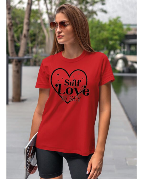 Koszulka Self love is key, miłość do siebie to podstawa – Unisex