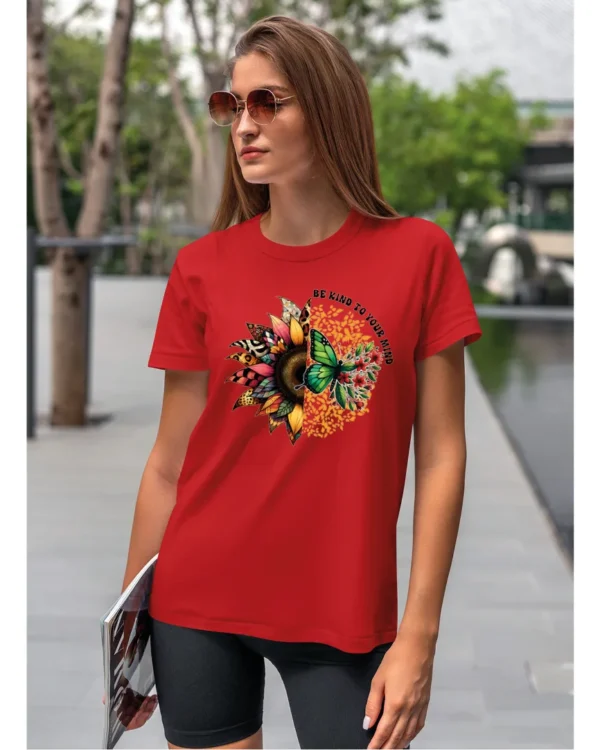 Koszulka Dbaj o swój spokój, „Be kind to your mind” – Unisex