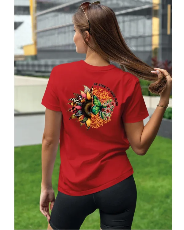 Koszulka Dbaj o swój spokój, „Be kind to your mind” – Unisex