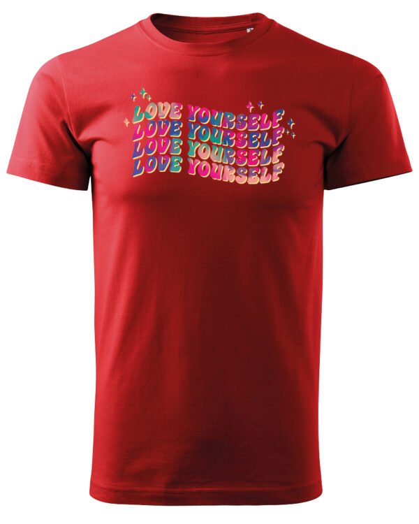 Koszulka Love Yourself, Pokochaj siebie – Unisex