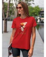 Koszulka Burn in Love <br>Romantyczny płomień - Unisex, dla niej