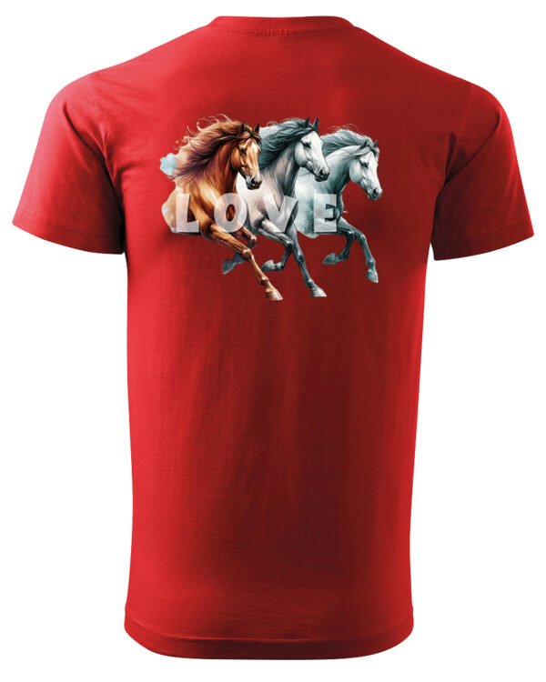 Koszulka Miłość w Galopie <br>Konie i wolność - Unisex, dla niego