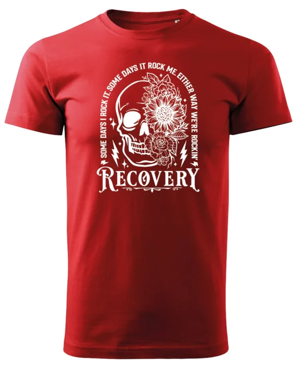 Koszulka Recovery <br>Rock'n'rollowy powrót - Unisex, dla niej, edycja White