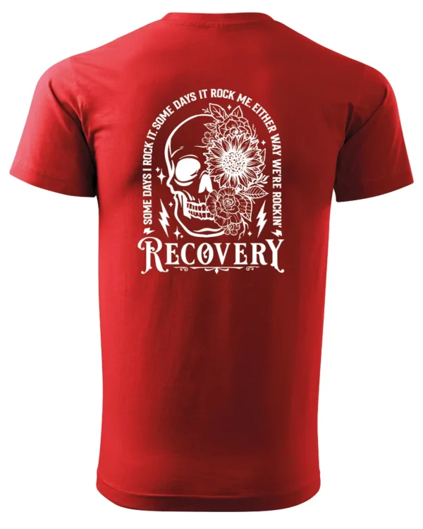 Koszulka Recovery <br>Rock'n'rollowy powrót - Unisex, dla niej, edycja White