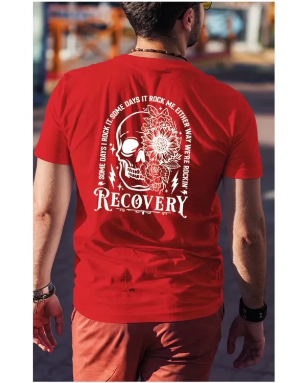 Koszulka Recovery <br>Rock'n'rollowy powrót - Unisex, dla niego, edycja White